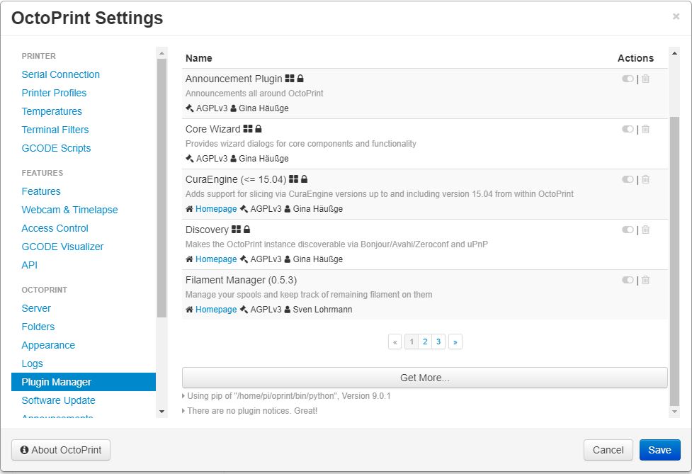Plugins - Octoprint