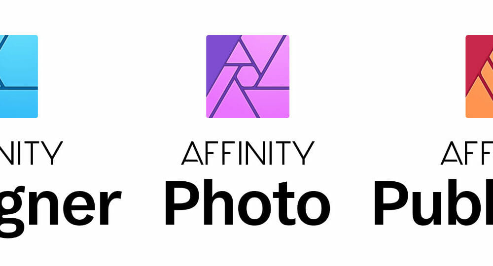 nueva versión de los programas de Affinity