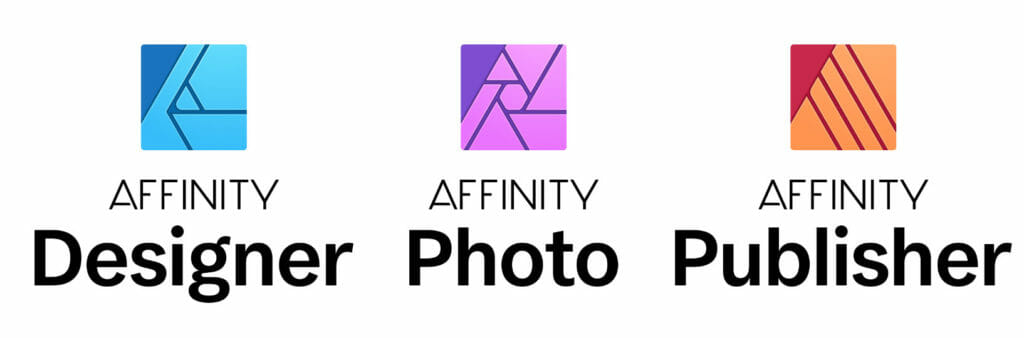 nueva versión de los programas de Affinity